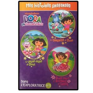 BUNDLE & SAVE🎉FRENCH Nickelodeon Dora l'Exploratrice 3 books in 1